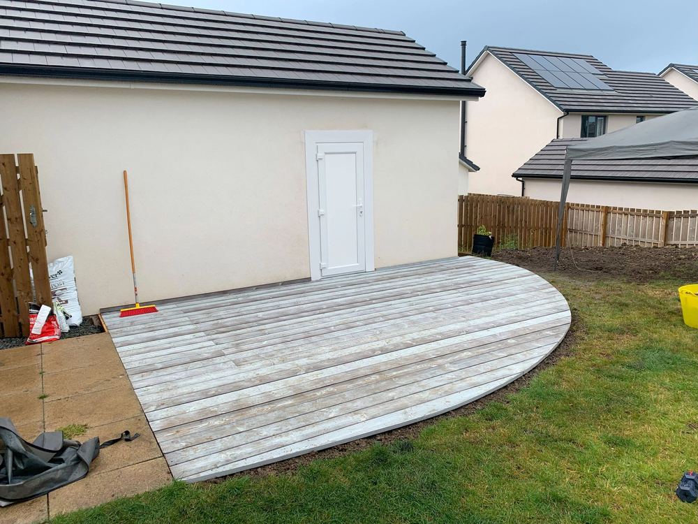 Patios — built by AK Constructions in Fife, photo 1
