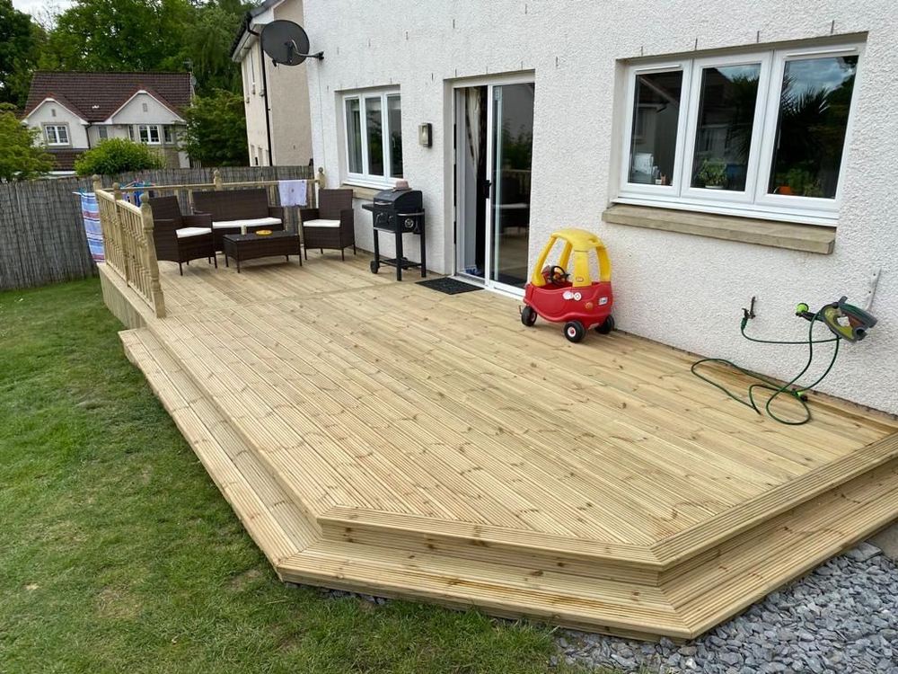 Patios — built by AK Constructions in Fife, photo 7