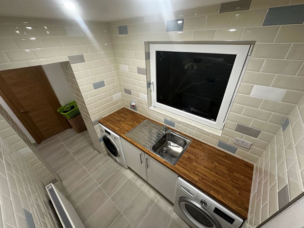 Modern Utility Room Renovation — built by AK Constructions in Fife, photo 1