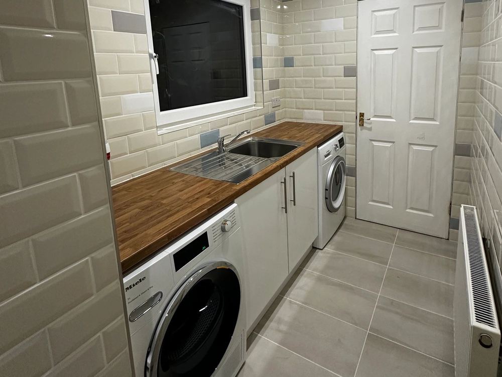 Modern Utility Room Renovation — built by AK Constructions in Fife, photo 6