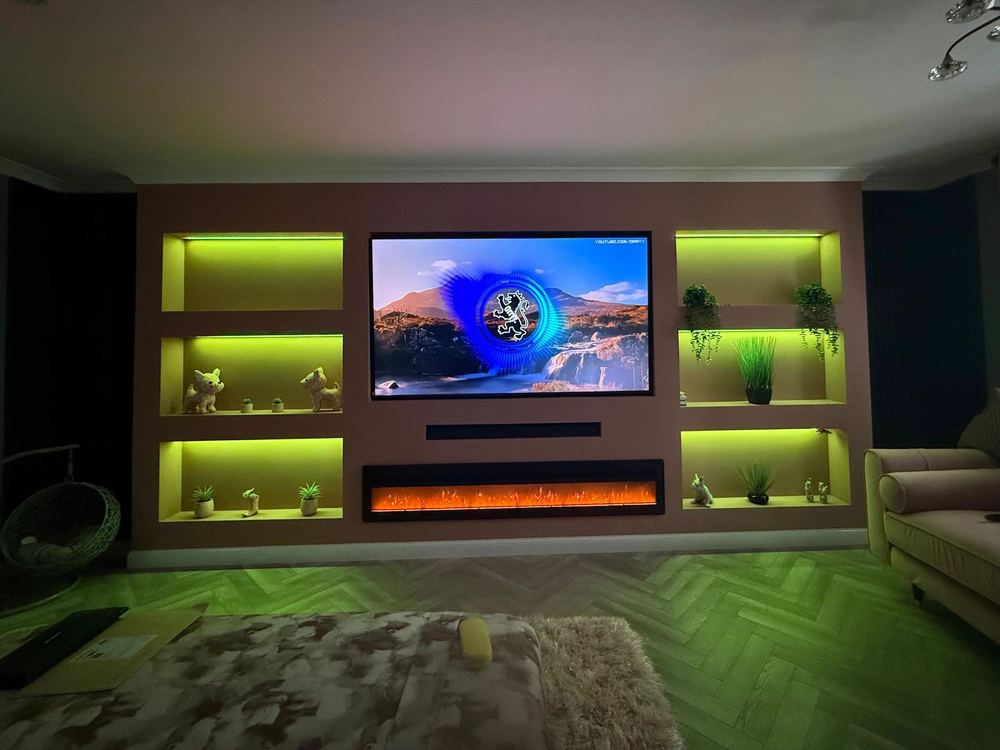 Media Wall Installations — built by AK Constructions in Fife, photo 2
