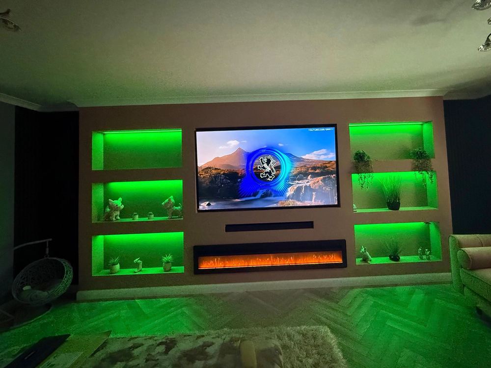 Media Wall Installations — built by AK Constructions in Fife, photo 3